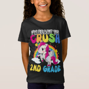 T-Shirt Unicorn Je suis prêt à écraser la 2ème année