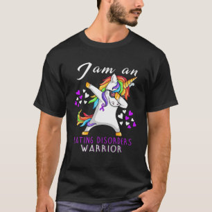 T-shirt Unicorn Je Suis Un Manger Troubles Guerrier