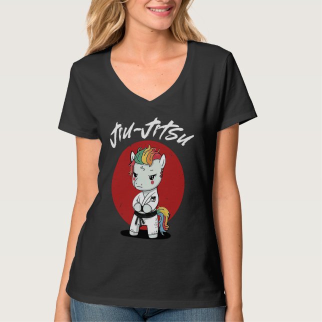 T-shirt Unicorn Jiu-Jitsu Brésilien et Grappling (Devant)