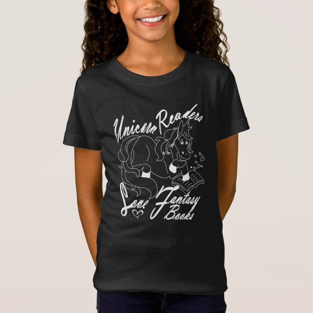 T-Shirt Unicorn Lecteurs Aime...White Logo Tee (Devant)