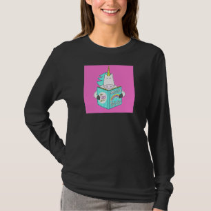 T-shirt Unicorn Lecture Magic Tricks Livre mignon Humour r