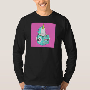 T-shirt Unicorn Lecture Magic Tricks Livre mignon Humour r