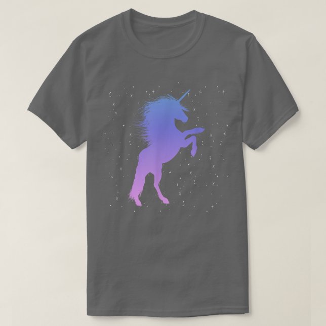 T-shirt Unicorn Magic Horse Stars Céleste Starry Night S (Design devant)