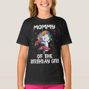 T-shirt Unicorn Maman De La Fille Anniversaire