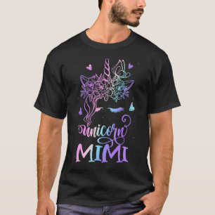 T-shirt Unicorn Mimi Famille Correspondant Maman Anniversa