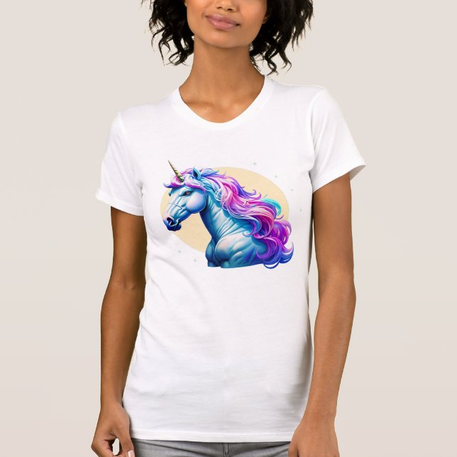 T-shirt Unicorn Moonlight Dreams (Devant)