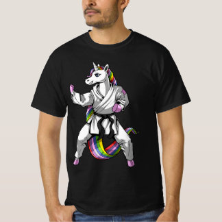 T-shirt Unicorn Ninja Karate Martial Art Kickboxo Taekwo