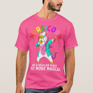 T-shirt Unicorn Nurse Funny Nursicorn Rainbow Nurse Rn G
