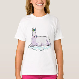T-shirt Unicorn on cloud