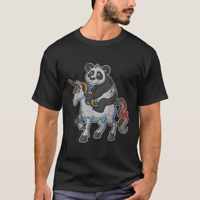 T-shirt Unicorn Panda (Devant)