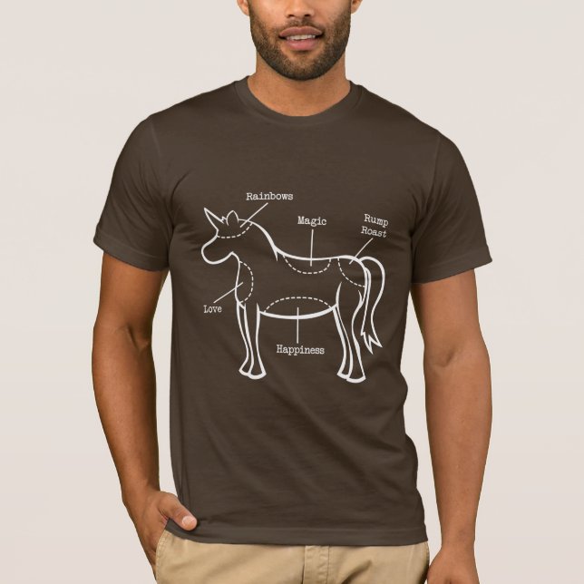 T-shirt Unicorn Parts (Devant)