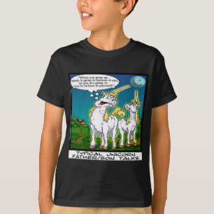 T-shirt Unicorn Père/Fils Lier Drôle