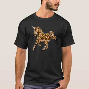 T-shirt Unicorn Pet Poster de animal Leopard Girls Femmes