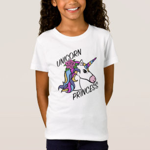 T-Shirt Unicorn Princess Design - Girls' Fine Jersey T-Shi