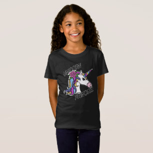 T-Shirt Unicorn Princess Design - Girls' Fine Jersey T-Shi
