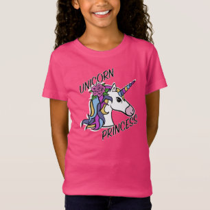 T-Shirt Unicorn Princess Design - Girls' Fine Jersey T-Shi