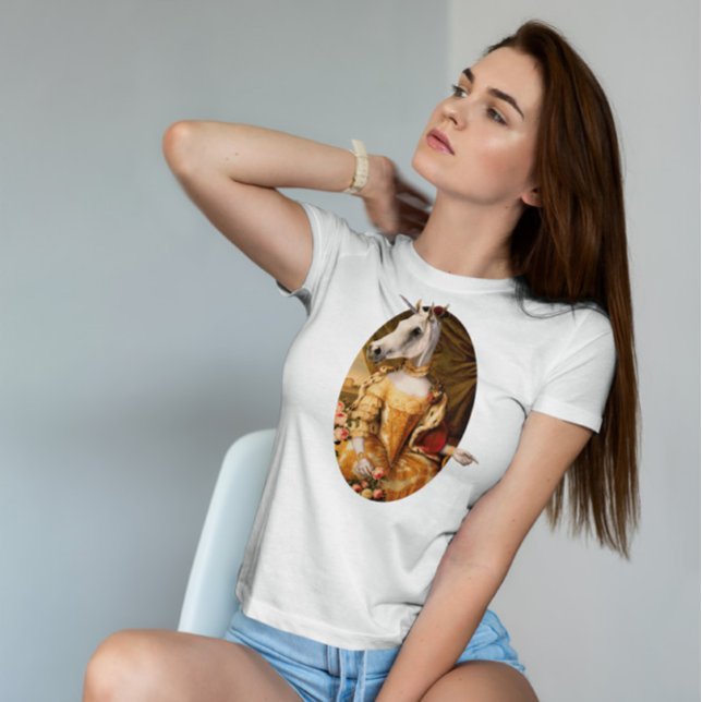 T-shirt Unicorn Princess Portrait (Créateur téléchargé)