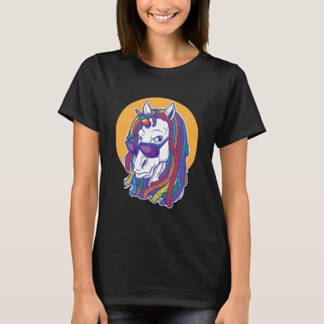 T-shirt Unicorn Rasta (Devant)