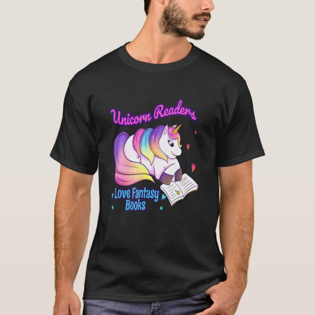 T-shirt Unicorn Readers (Devant)