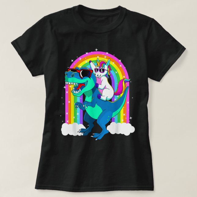 T-shirt Unicorn Riding (Design devant)