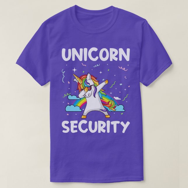 T-shirt Unicorn Sécurité Funny Unicorn T Shirts (Design devant)