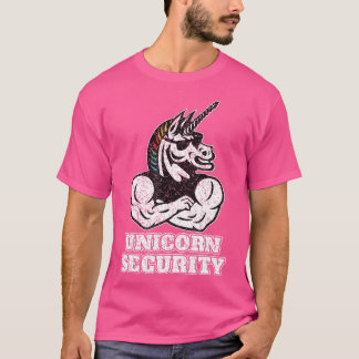 T-shirt Unicorn Sécurité I Unicorn Lover Muscular I Unicor