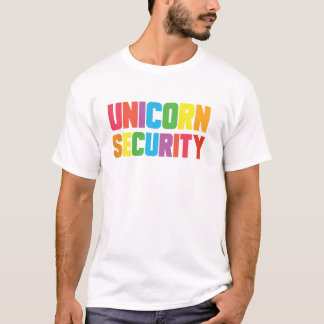 T-shirt Unicorn Security Halloween