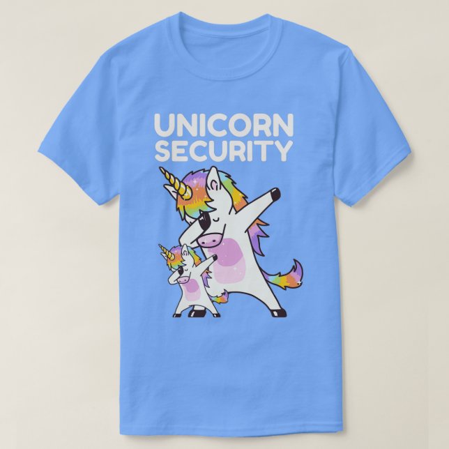 T-shirt Unicorn Security Parent Classic Copy (Design devant)