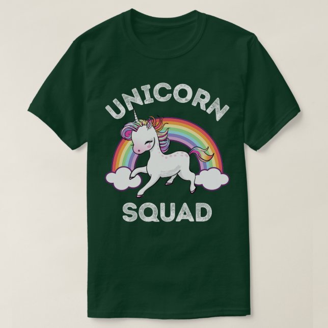 T-shirt Unicorn Squad Funny (Design devant)