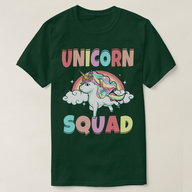 T-shirt Unicorn Squad Magique Mythique Créature (Design devant)
