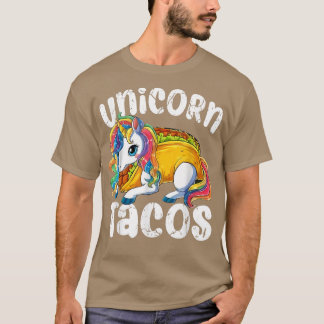 T-shirt Unicorn Tacos Cinco de Mayo Shirt Funny Taco Dinos