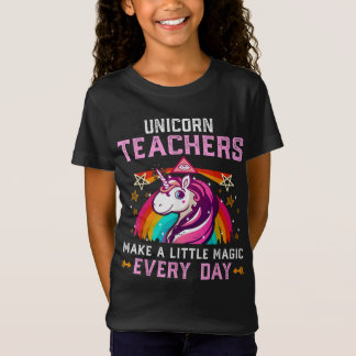T-Shirt Unicorn Teacher Make A Little Magic