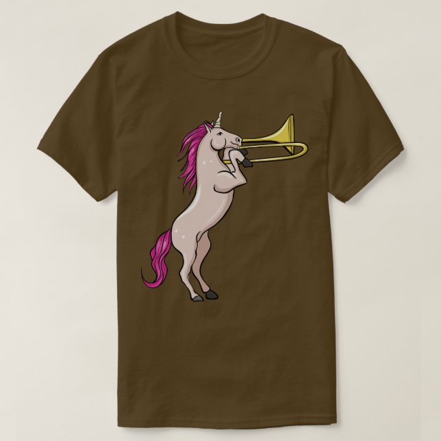 T-shirt Unicorn Trombone (Design devant)