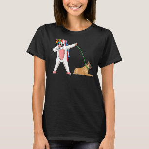 T-shirt Unicorn Walking Malinois Chien Maman Unicorn Mama