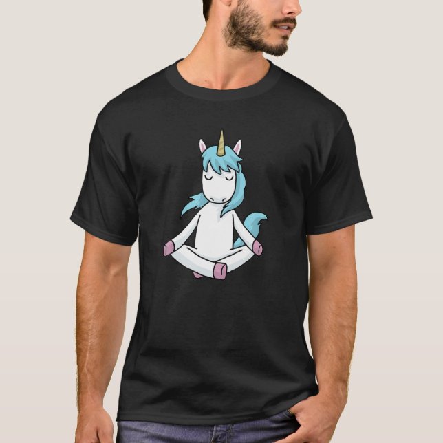 T-shirt Unicorn Yoga (Devant)
