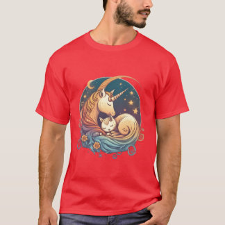 T-shirt UnicornCat Amour Montrez votre amour pour les lico