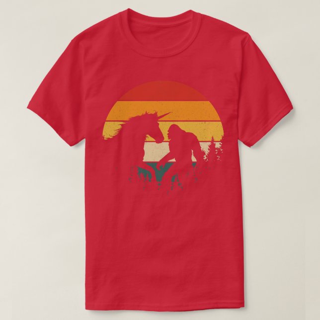 T-shirt Unicorne 1 à pied (Design devant)
