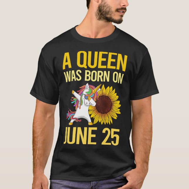 T-shirt Unicorne - 25 juin 25 (Devant)