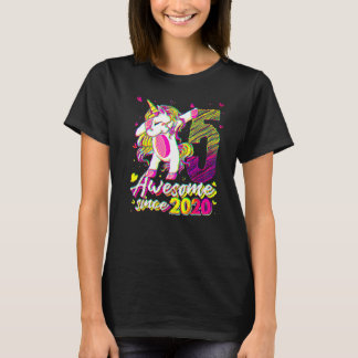 T-shirt Unicorne 5 ans Dabbing 5e anniversaire fille Unic