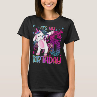 T-shirt Unicorne 6 ans Dabbing 6e anniversaire fille Unic