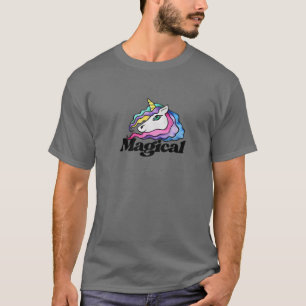 T-shirt Unicorne arc-en-ciel magique