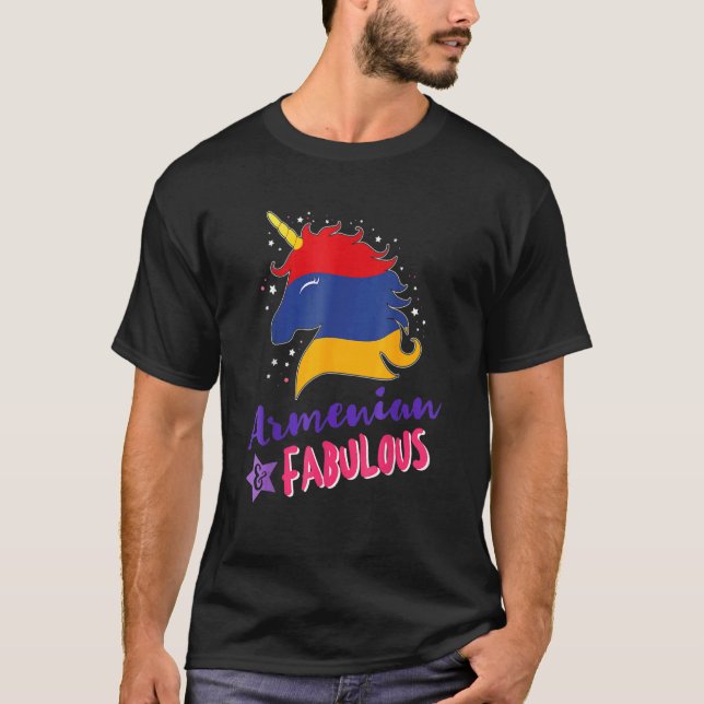 T-shirt Unicorne arménienne (Devant)
