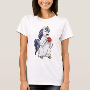T-shirt Unicorne aux fruits de fraise