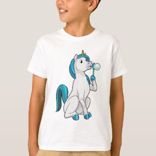 T-shirt Unicorne avec bulles de savon