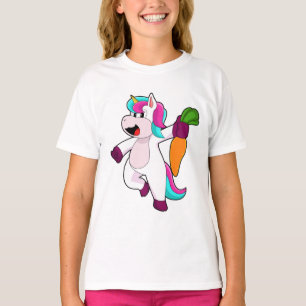 T-shirt Unicorne avec carotte
