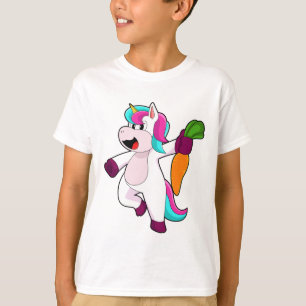 T-shirt Unicorne avec carotte