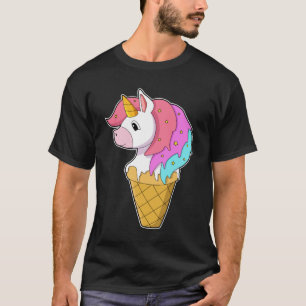 T-shirt Unicorne avec crème glacée
