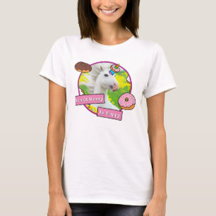 T-shirt Unicorne avec des beignets