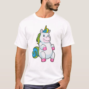 T-shirt Unicorne avec gros ventre