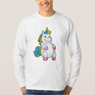 T-shirt Unicorne avec gros ventre